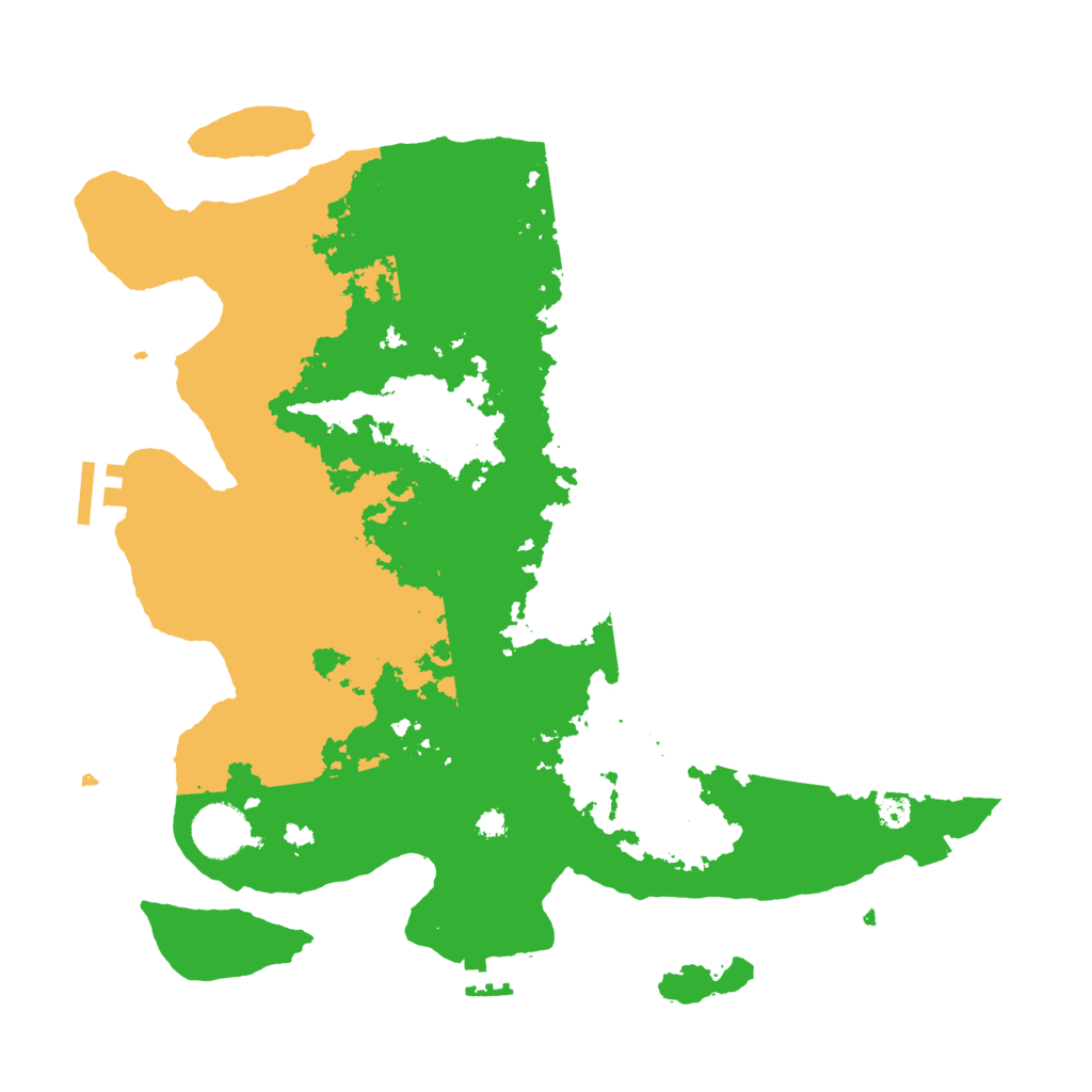 Biome Rust Map: Procedural Map, Size: 3500, Seed: 302586572