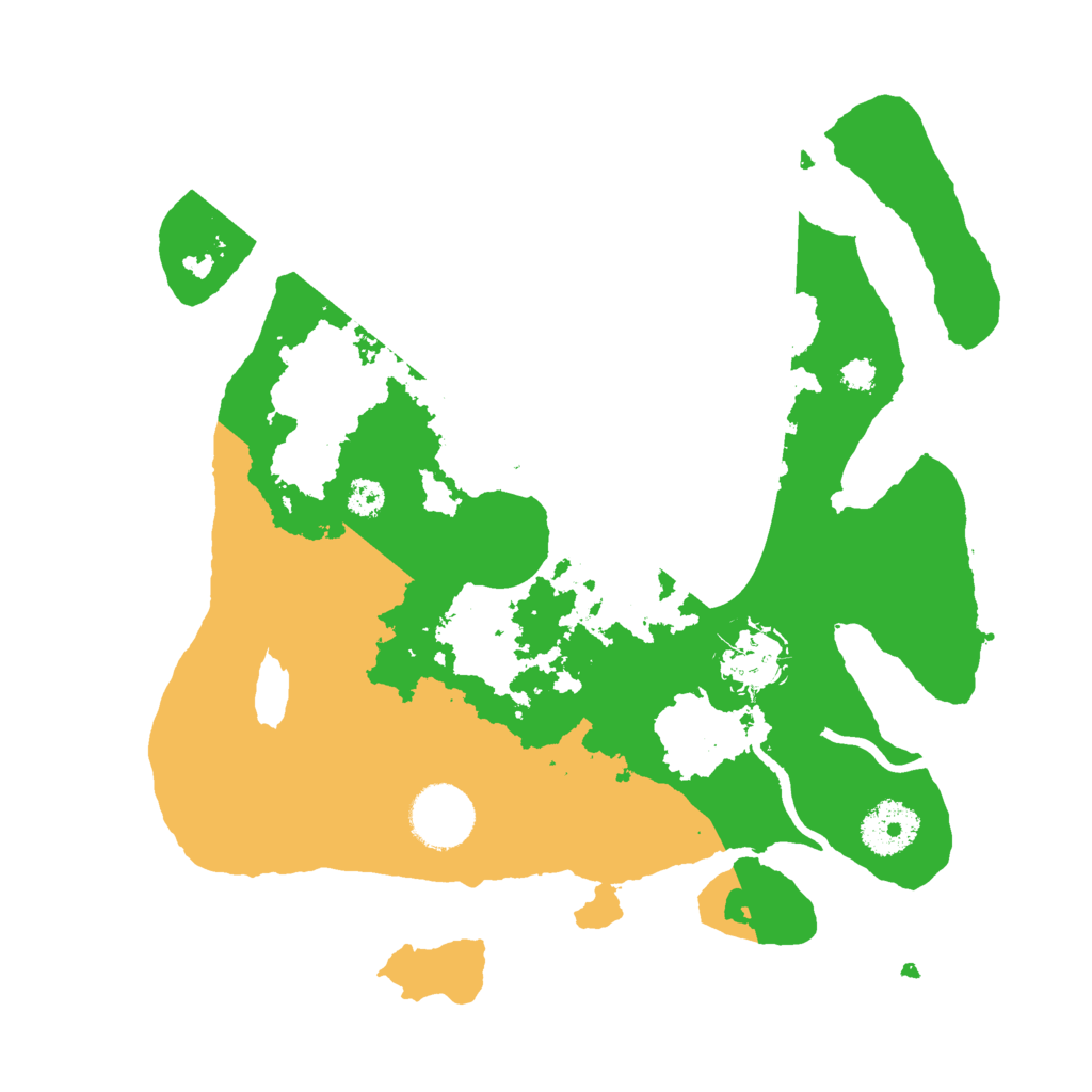 Biome Rust Map: Procedural Map, Size: 3000, Seed: 1779875771