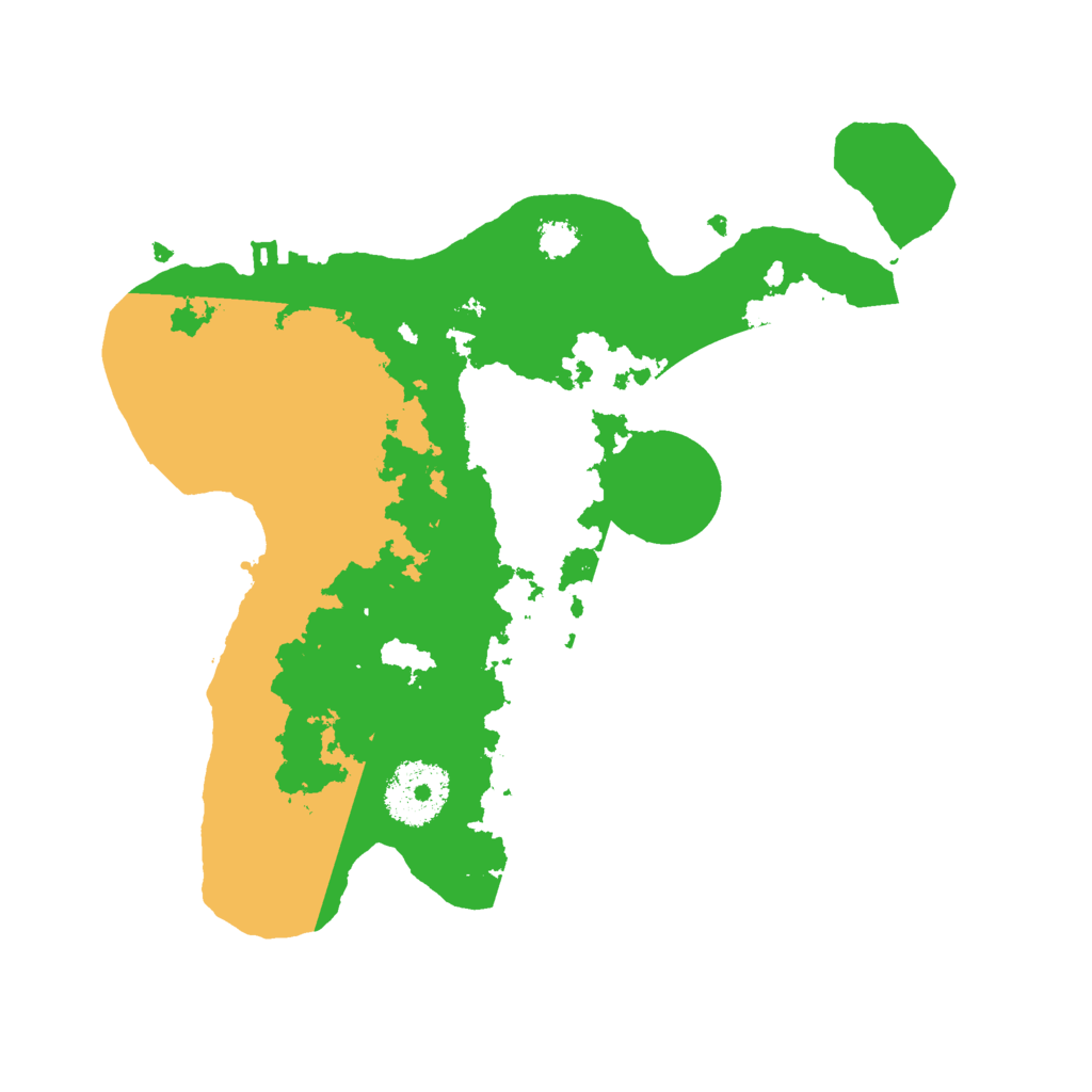 Biome Rust Map: Procedural Map, Size: 2600, Seed: 31694