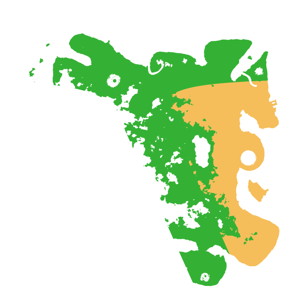 Biome Rust Map: Procedural Map, Size: 3500, Seed: 189190849
