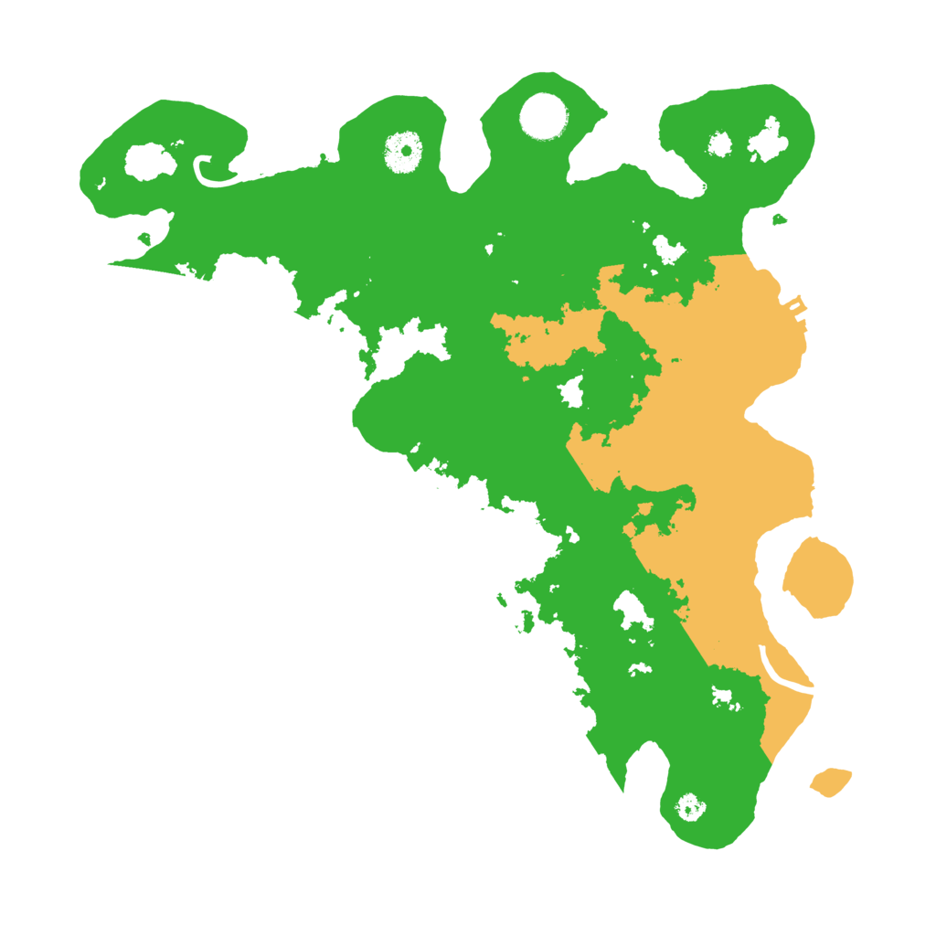 Biome Rust Map: Procedural Map, Size: 3500, Seed: 1743129967