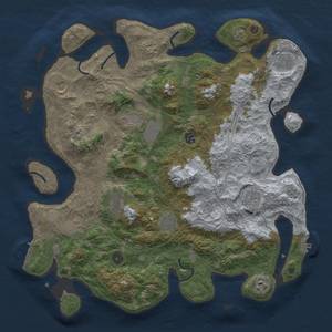 Thumbnail Rust Map: Procedural Map, Size: 4250, Seed: 165965796, 20 Monuments