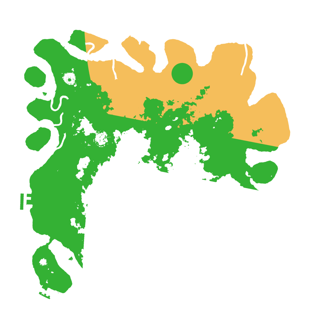 Biome Rust Map: Procedural Map, Size: 3850, Seed: 458382