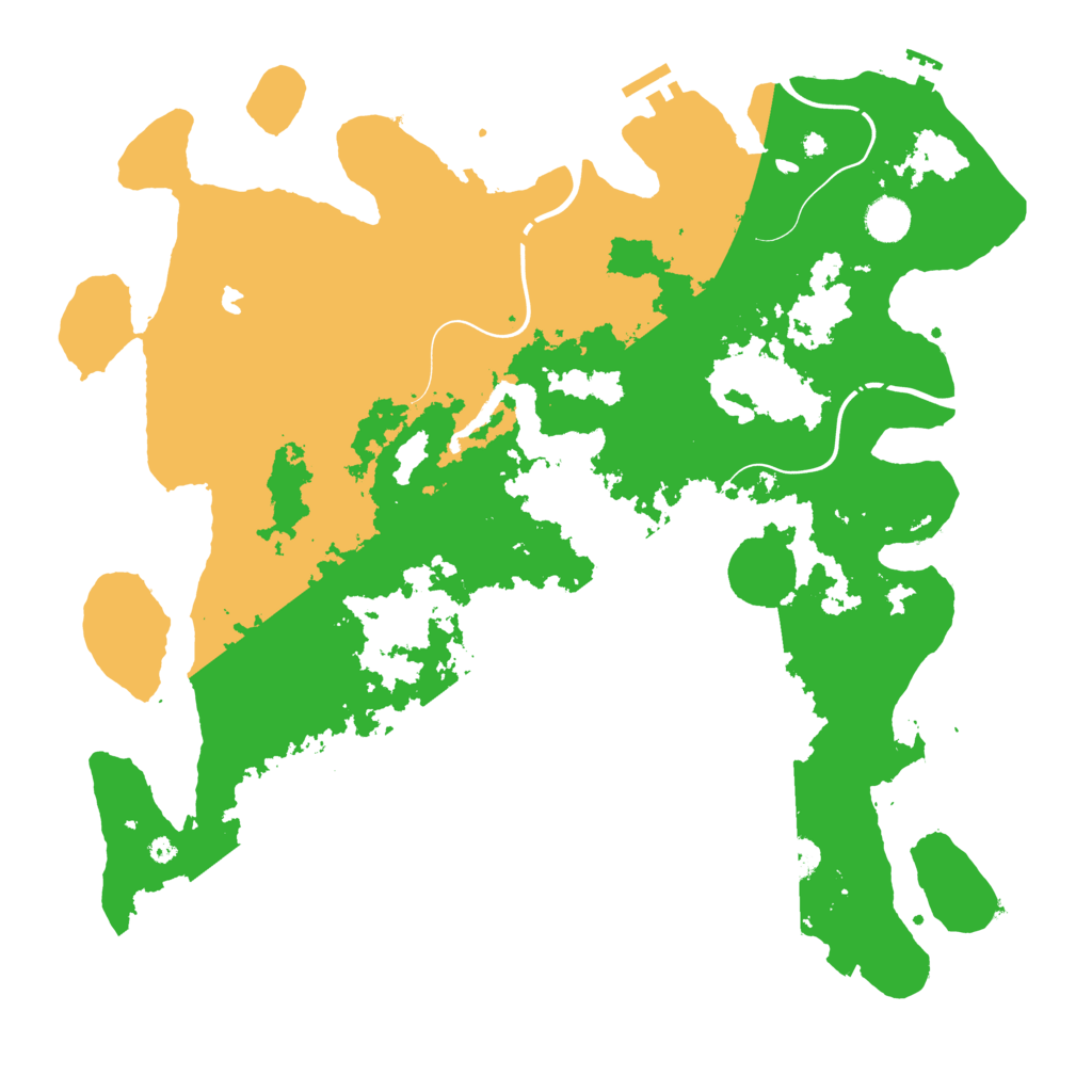 Biome Rust Map: Procedural Map, Size: 4250, Seed: 709610229