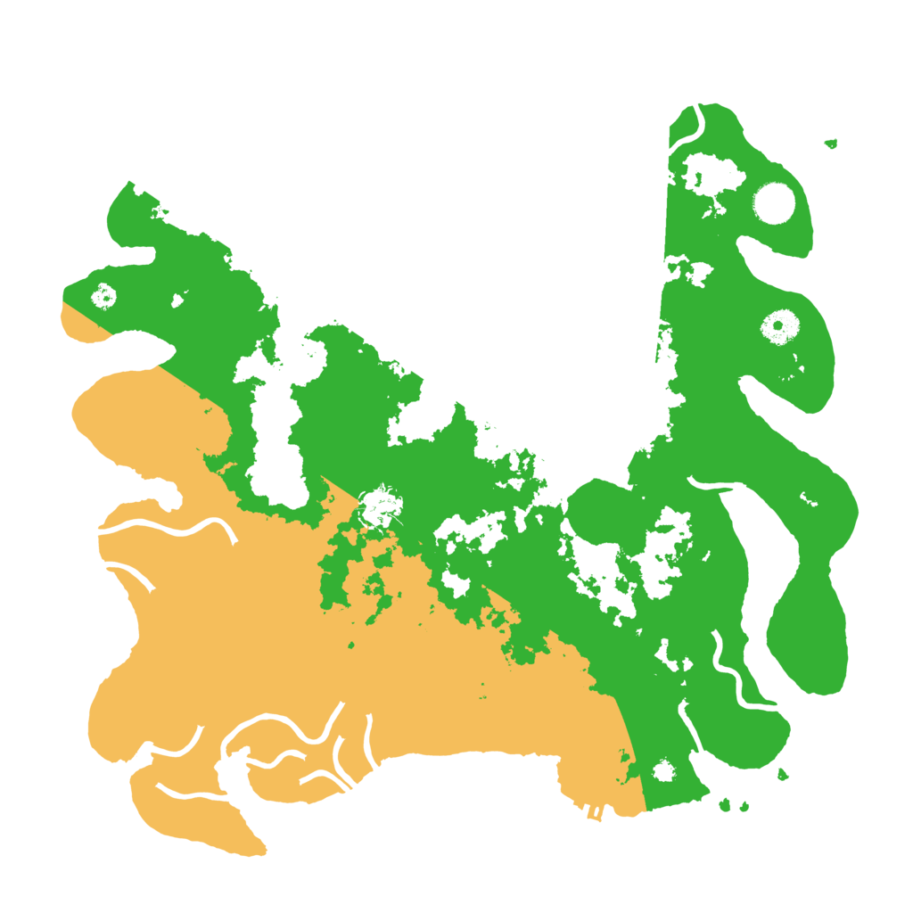 Biome Rust Map: Procedural Map, Size: 3850, Seed: 2100316069