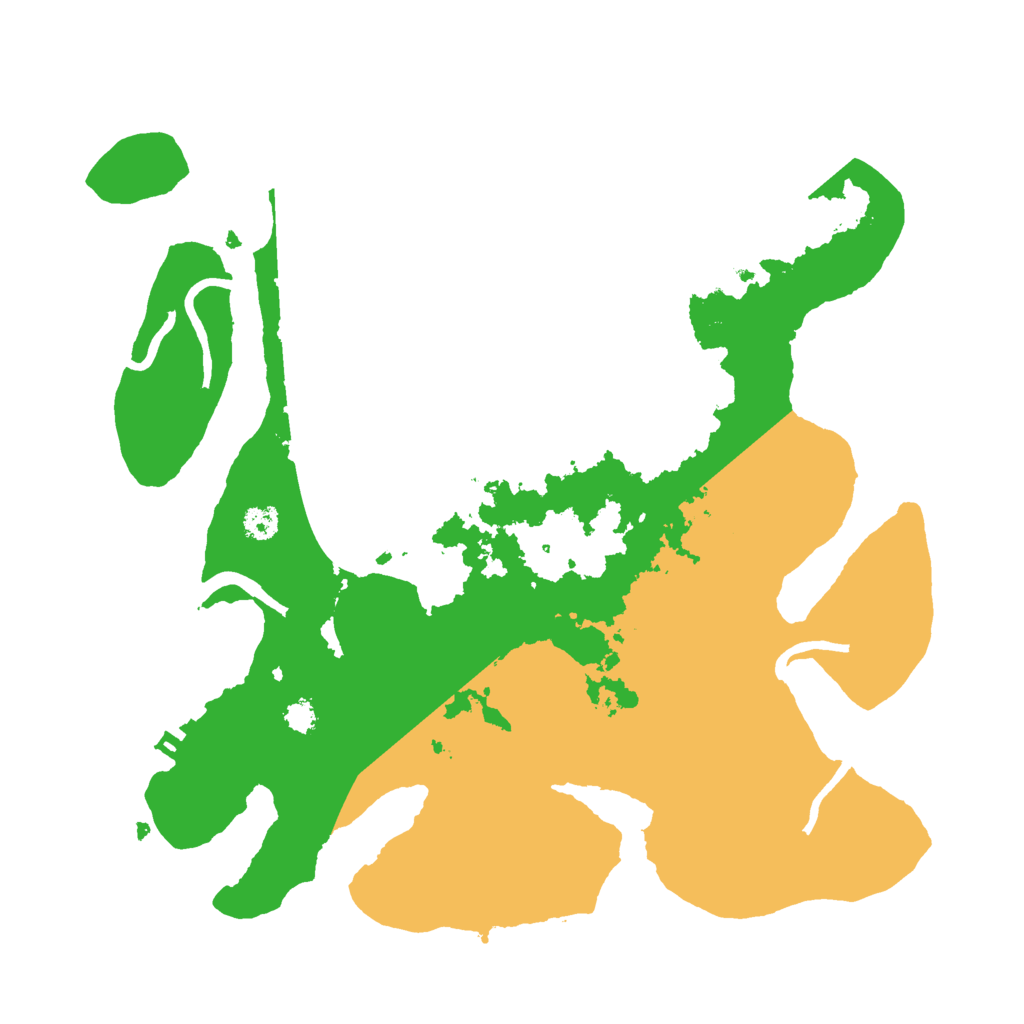 Biome Rust Map: Procedural Map, Size: 3000, Seed: 1842