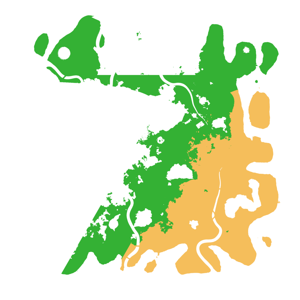 Biome Rust Map: Procedural Map, Size: 4250, Seed: 780626625