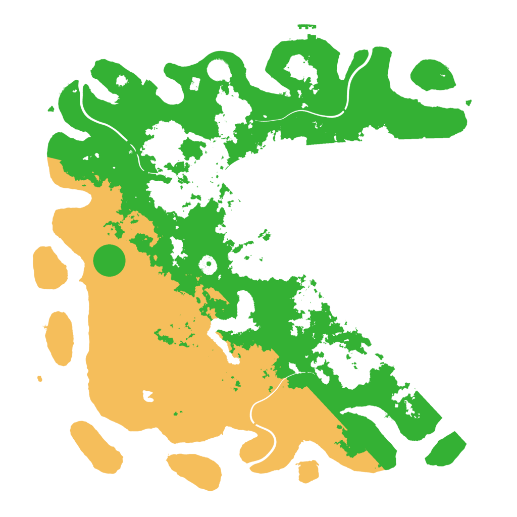 Biome Rust Map: Procedural Map, Size: 4250, Seed: 1812671077