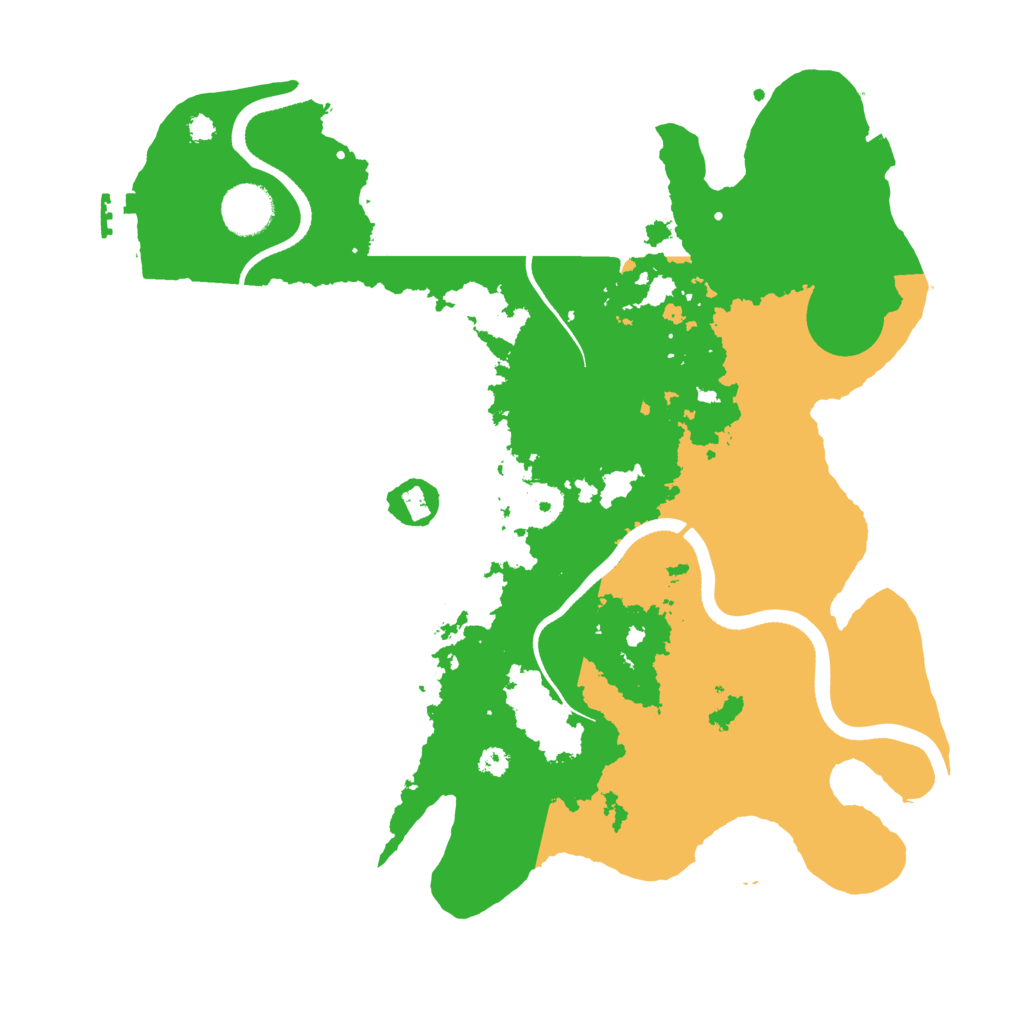 Biome Rust Map: Procedural Map, Size: 3500, Seed: 688583183