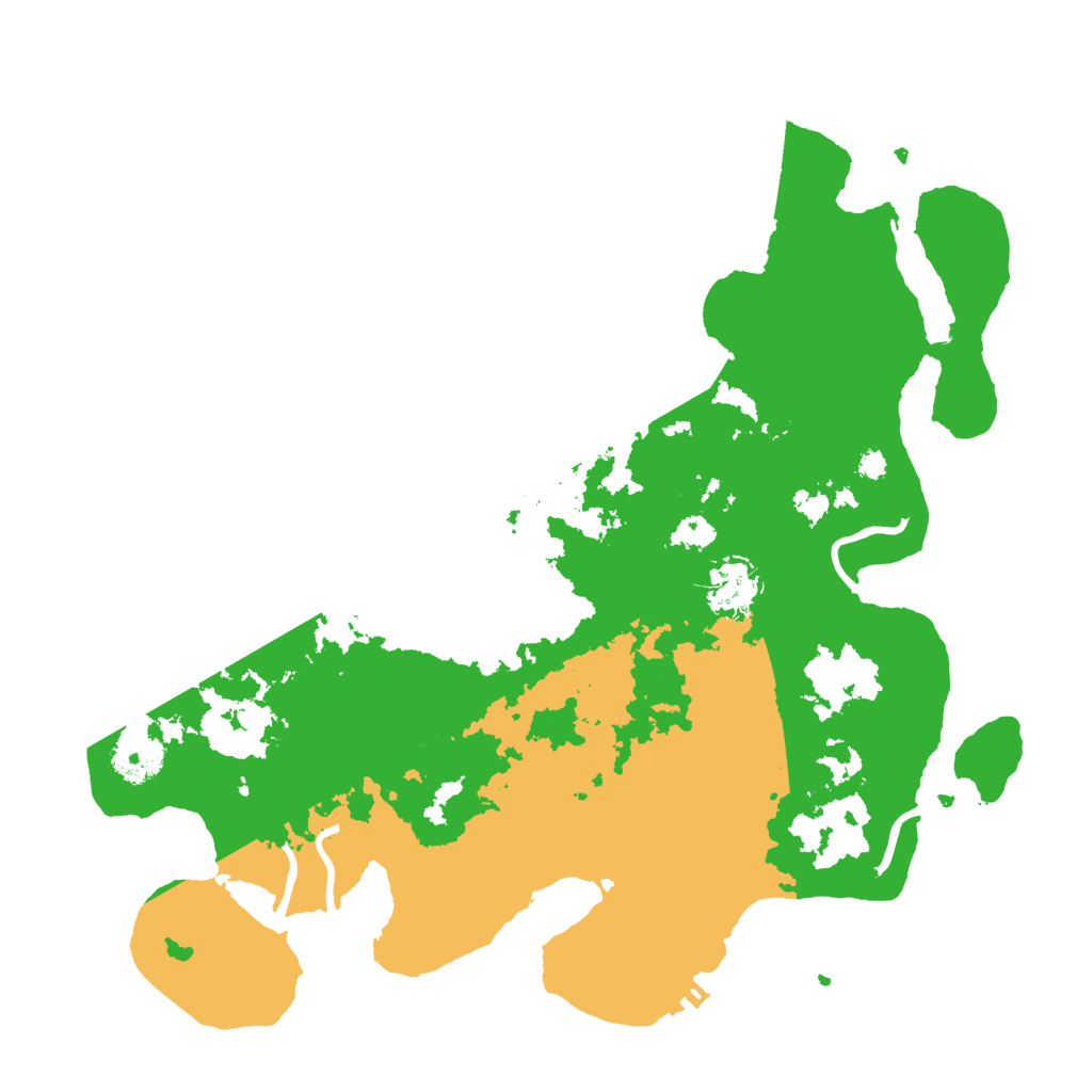 Biome Rust Map: Procedural Map, Size: 3500, Seed: 231912898