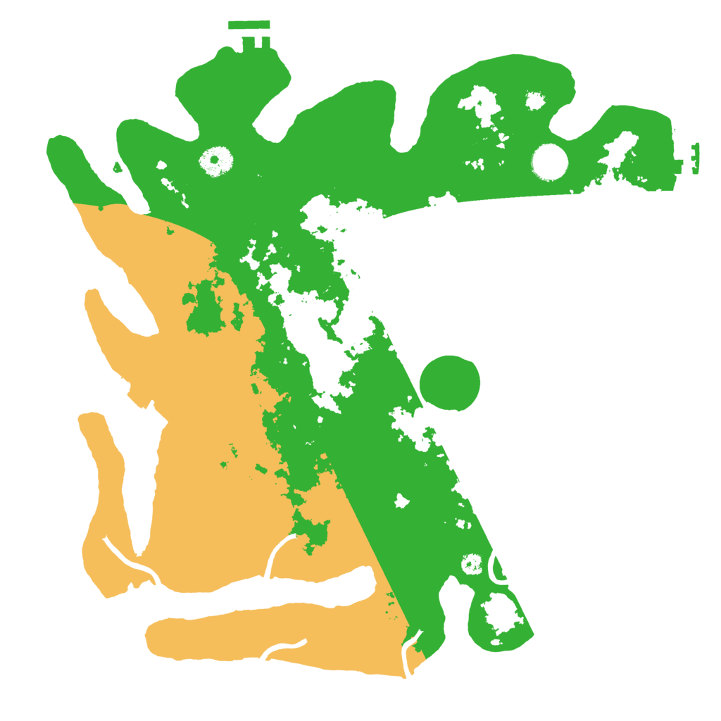 Biome Rust Map: Procedural Map, Size: 3500, Seed: 888486161