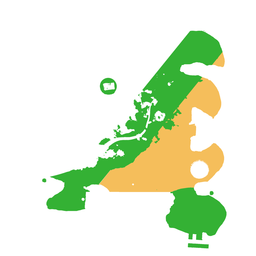 Biome Rust Map: Procedural Map, Size: 2500, Seed: 319