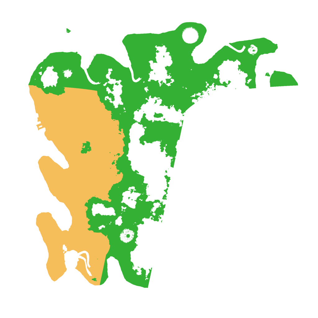 Biome Rust Map: Procedural Map, Size: 3500, Seed: 8431050