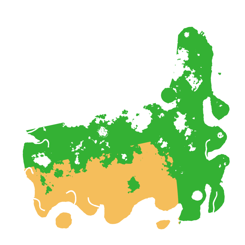 Biome Rust Map: Procedural Map, Size: 4300, Seed: 2024450510