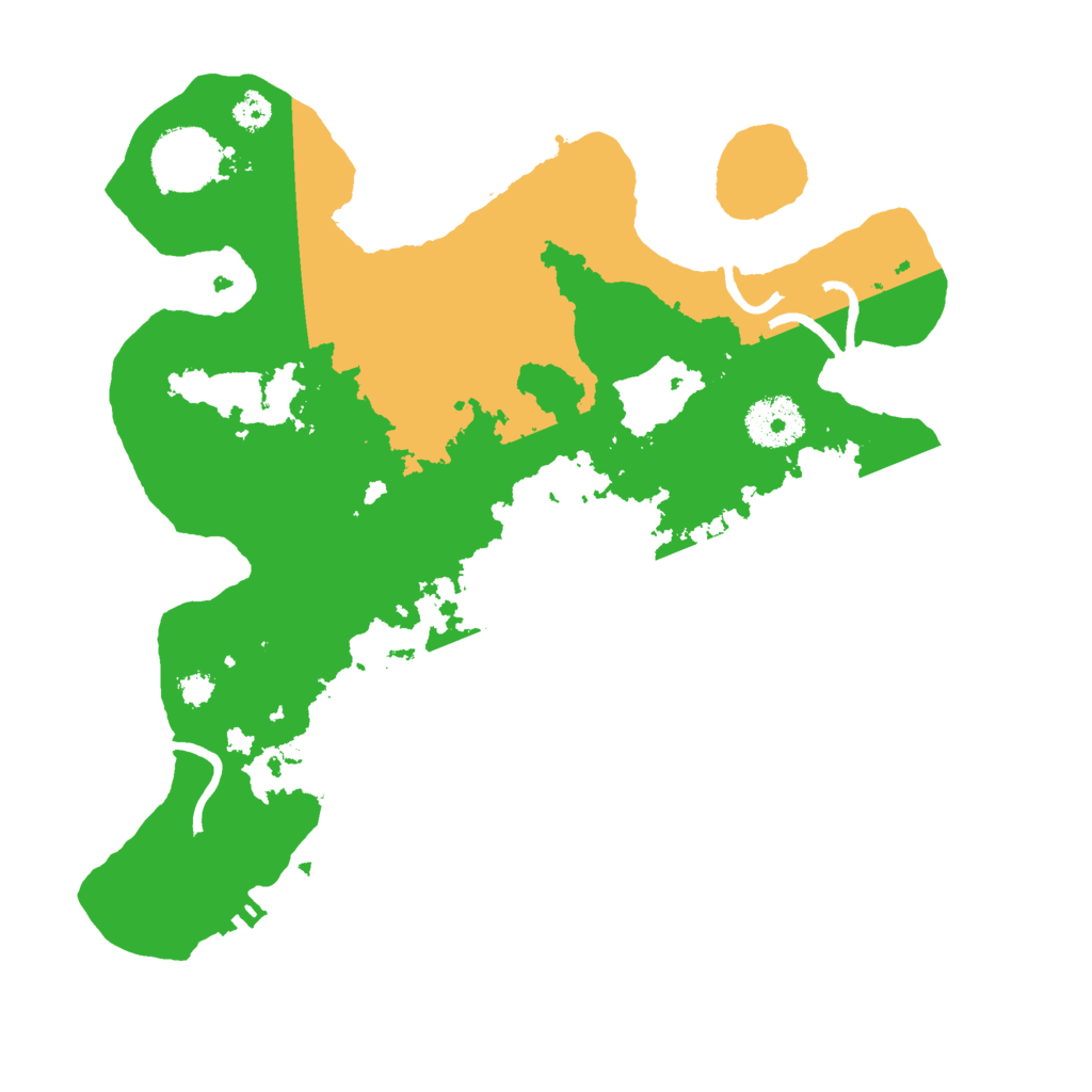 Biome Rust Map: Procedural Map, Size: 3000, Seed: 18322540