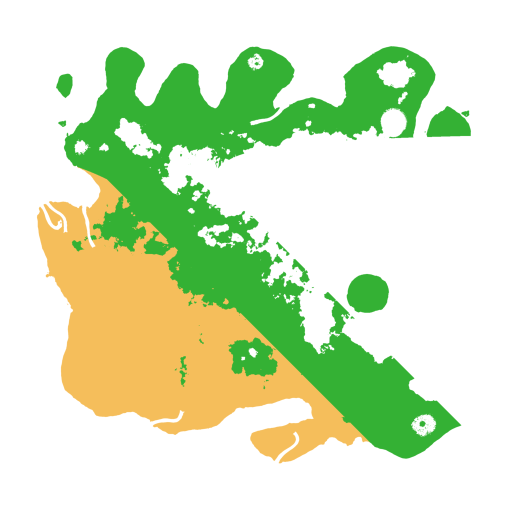 Biome Rust Map: Procedural Map, Size: 3500, Seed: 231912899