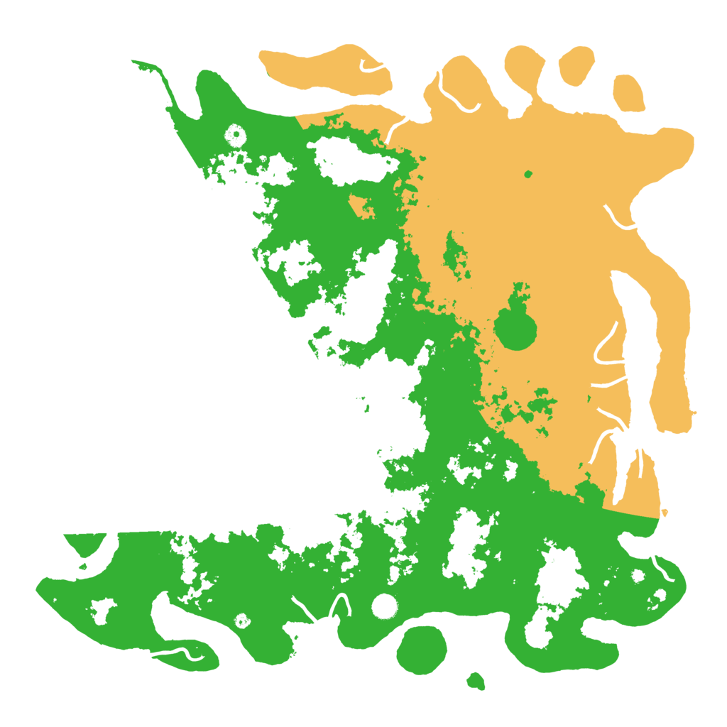 Biome Rust Map: Procedural Map, Size: 5000, Seed: 34197