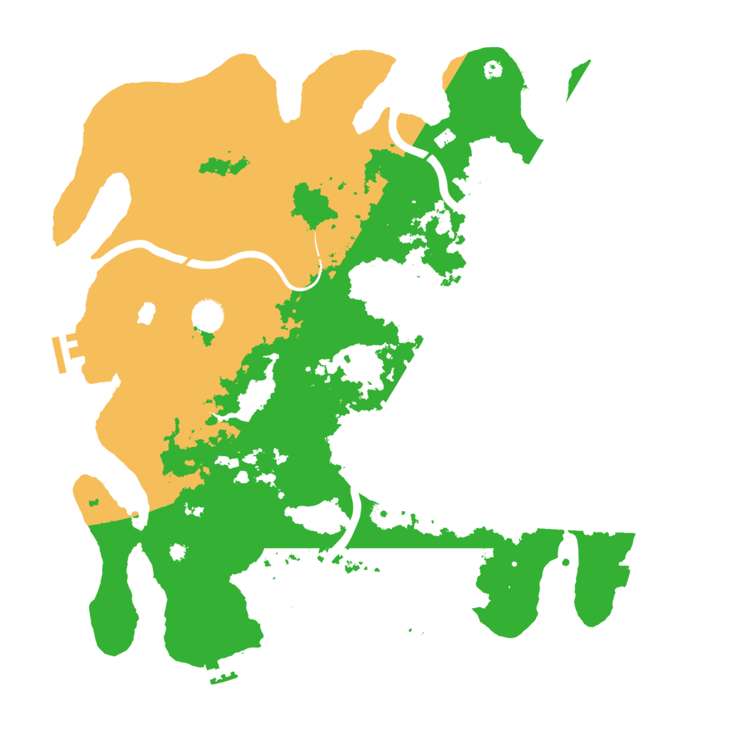 Biome Rust Map: Procedural Map, Size: 4000, Seed: 2458980