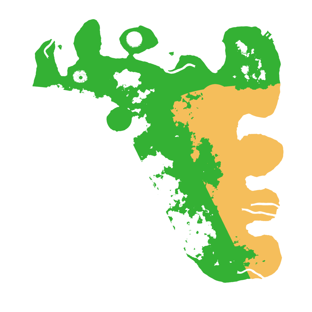 Biome Rust Map: Procedural Map, Size: 3500, Seed: 71149521