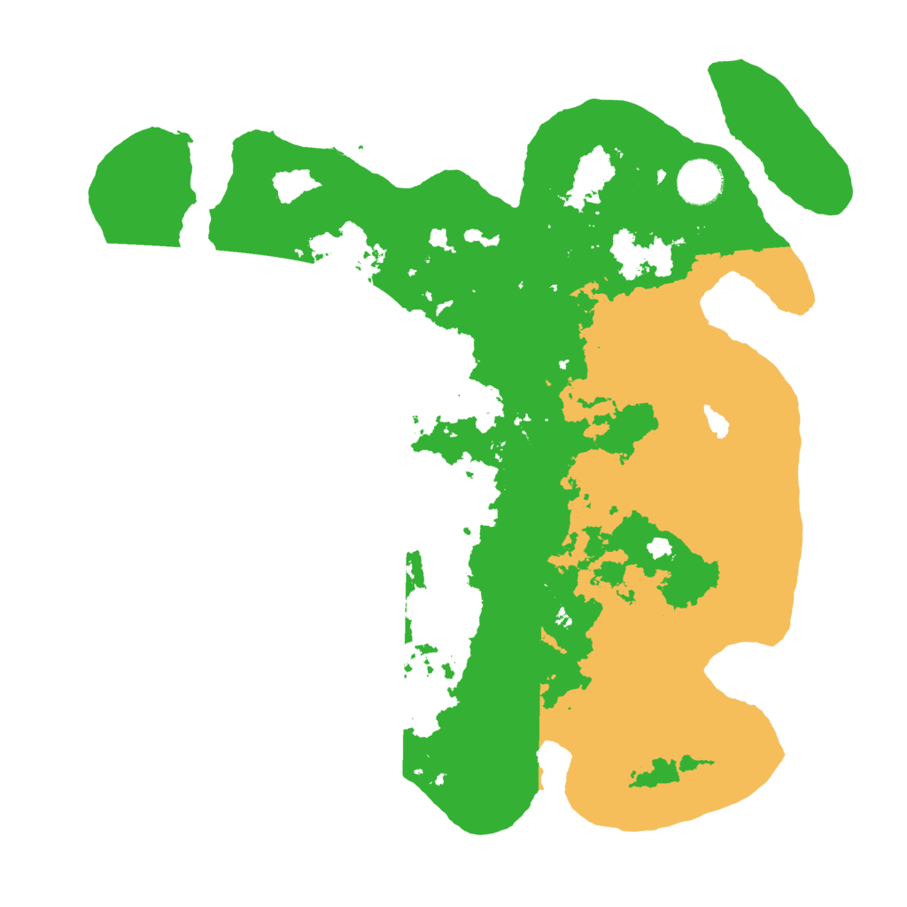 Biome Rust Map: Barren, Size: 3500, Seed: 1934169589