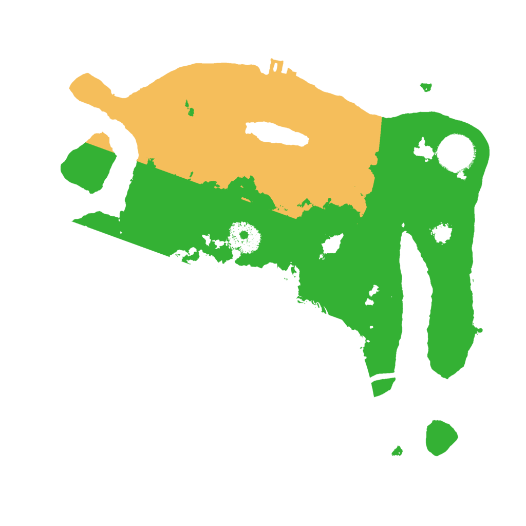 Biome Rust Map: Procedural Map, Size: 2500, Seed: 1999637217