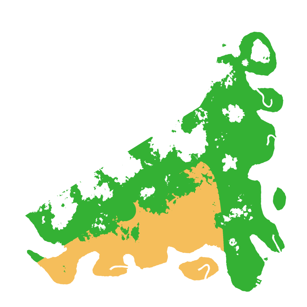 Biome Rust Map: Procedural Map, Size: 4200, Seed: 120988953