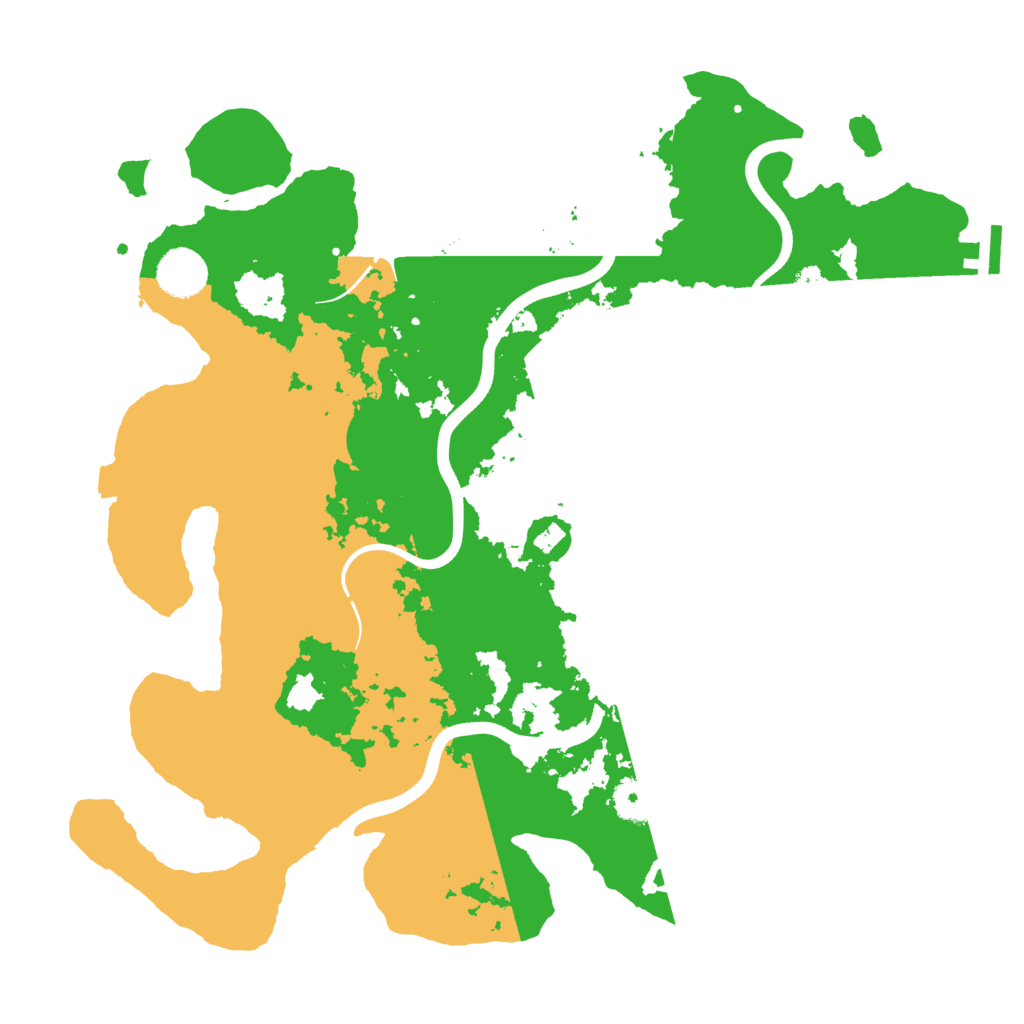 Biome Rust Map: Procedural Map, Size: 3700, Seed: 20133903
