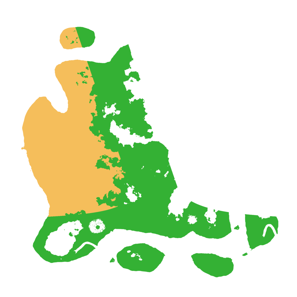 Biome Rust Map: Procedural Map, Size: 3000, Seed: 1988474574