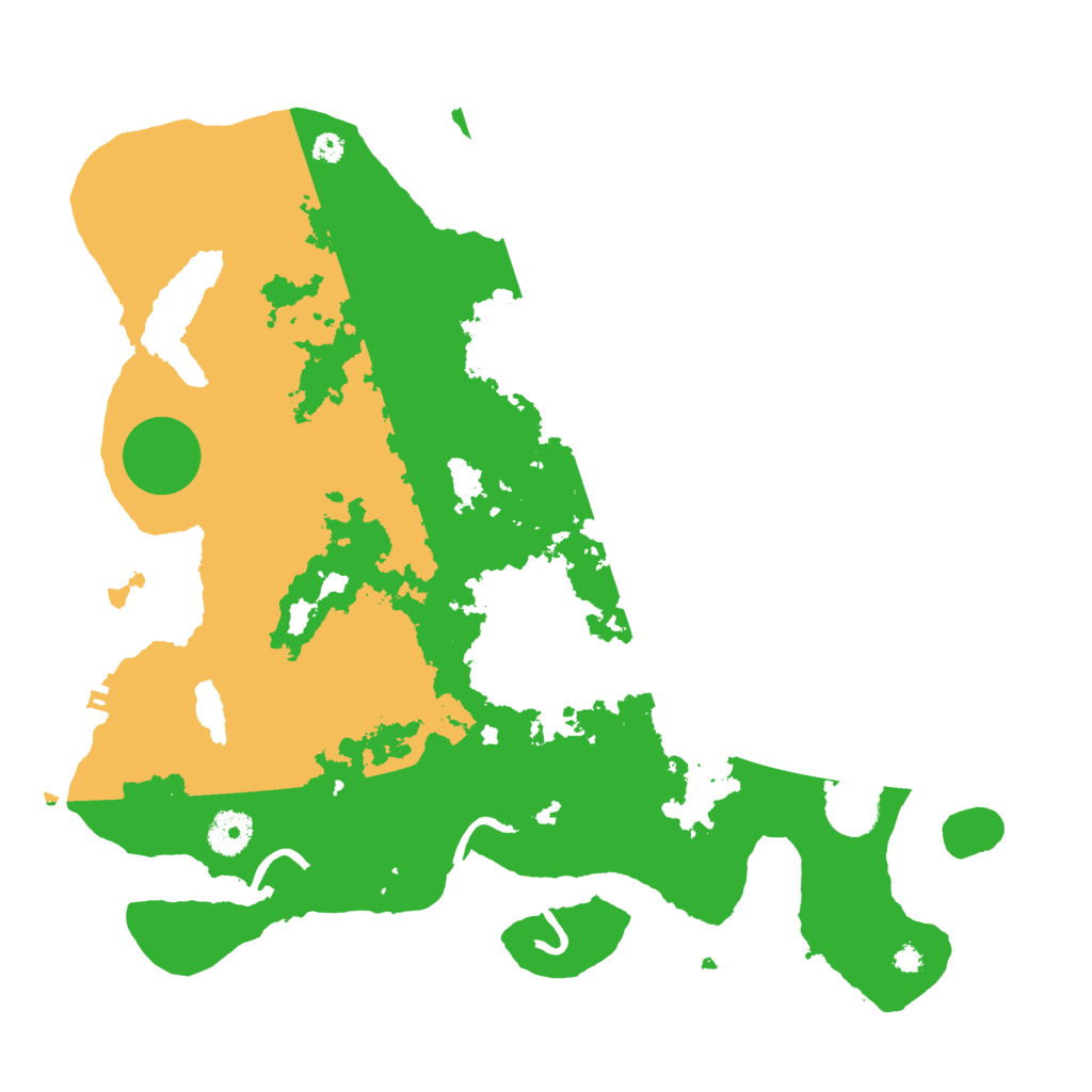Biome Rust Map: Procedural Map, Size: 3700, Seed: 1079439088