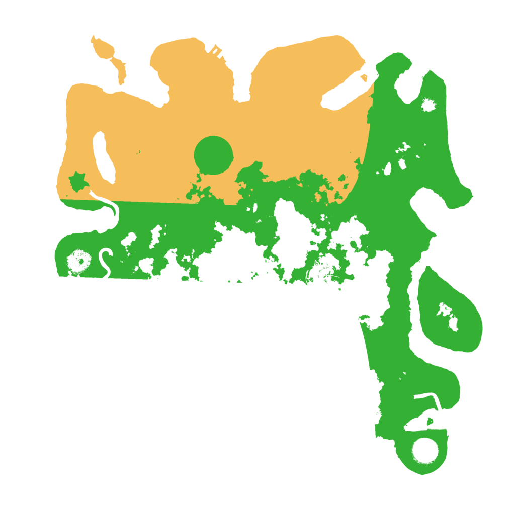 Biome Rust Map: Procedural Map, Size: 3500, Seed: 777777777