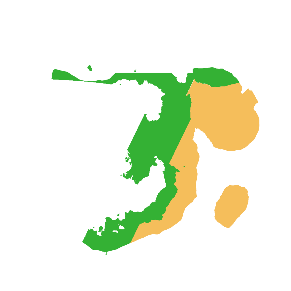 Biome Rust Map: Procedural Map, Size: 2000, Seed: 164