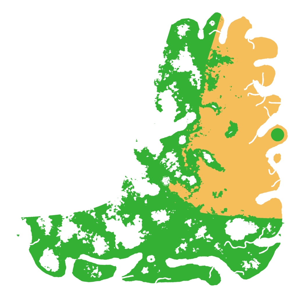 Biome Rust Map: Procedural Map, Size: 6000, Seed: 345337376