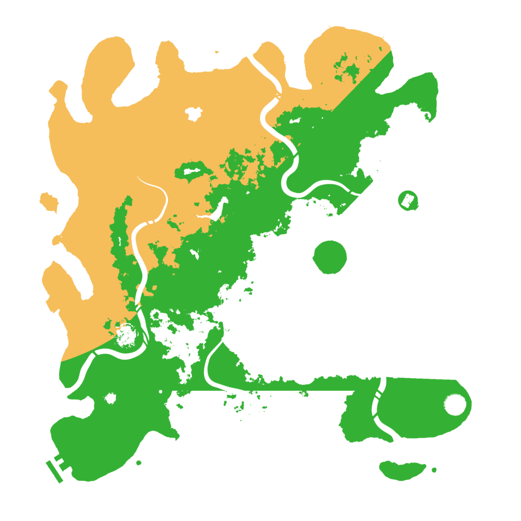 Biome Rust Map: Procedural Map, Size: 4250, Seed: 238977