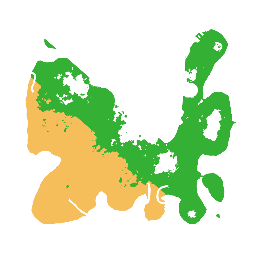 Biome Rust Map: Procedural Map, Size: 3000, Seed: 5360