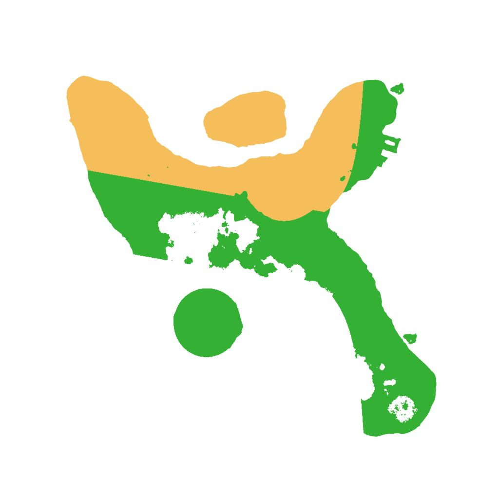 Biome Rust Map: Procedural Map, Size: 2000, Seed: 1081097584