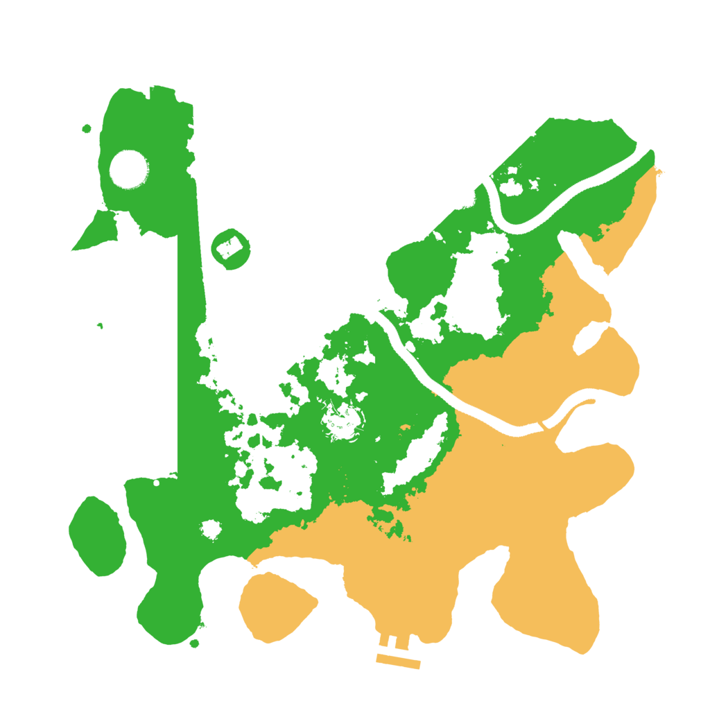 Biome Rust Map: Procedural Map, Size: 3250, Seed: 123456789