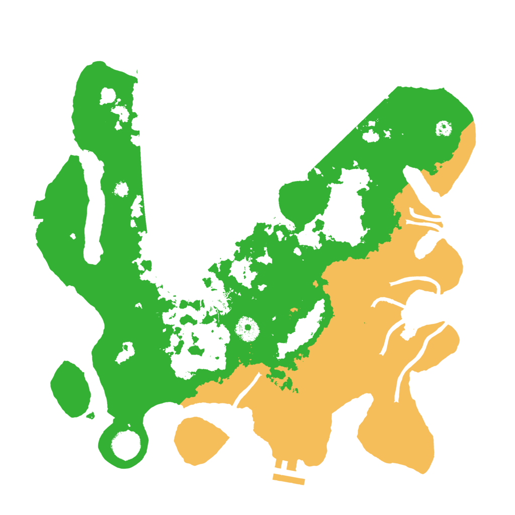 Biome Rust Map: Procedural Map, Size: 3250, Seed: 123456789