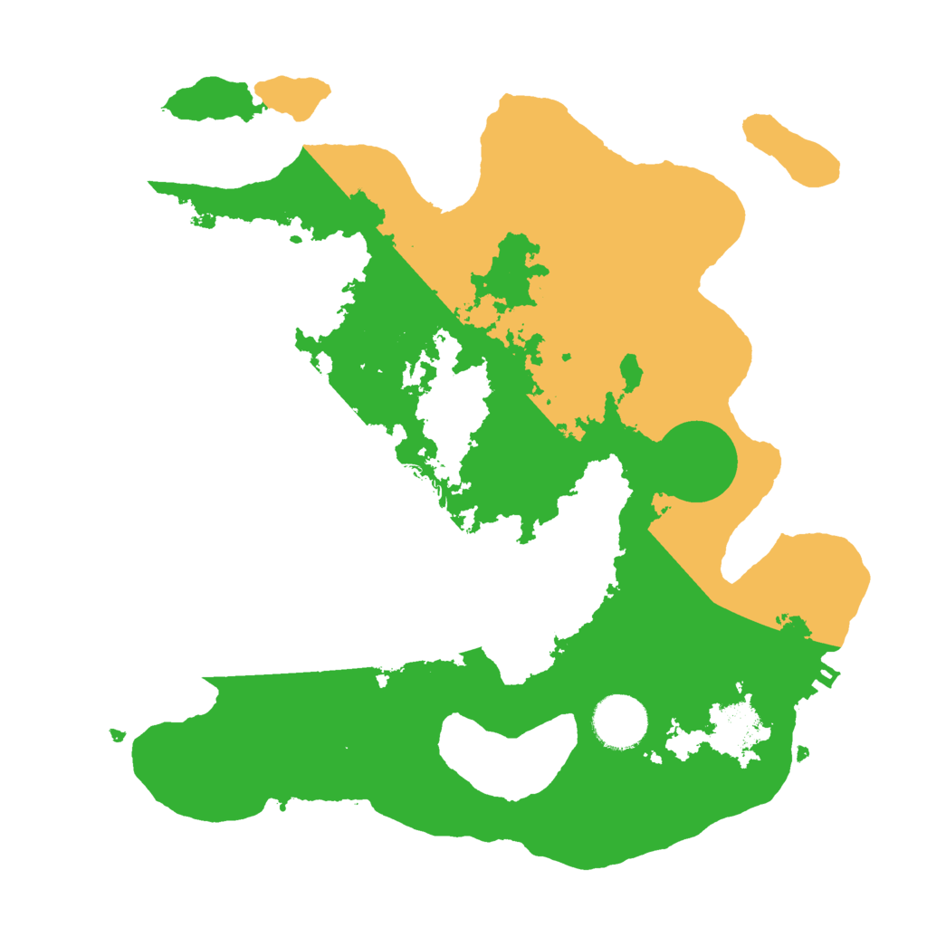 Biome Rust Map: Procedural Map, Size: 3000, Seed: 1848347672