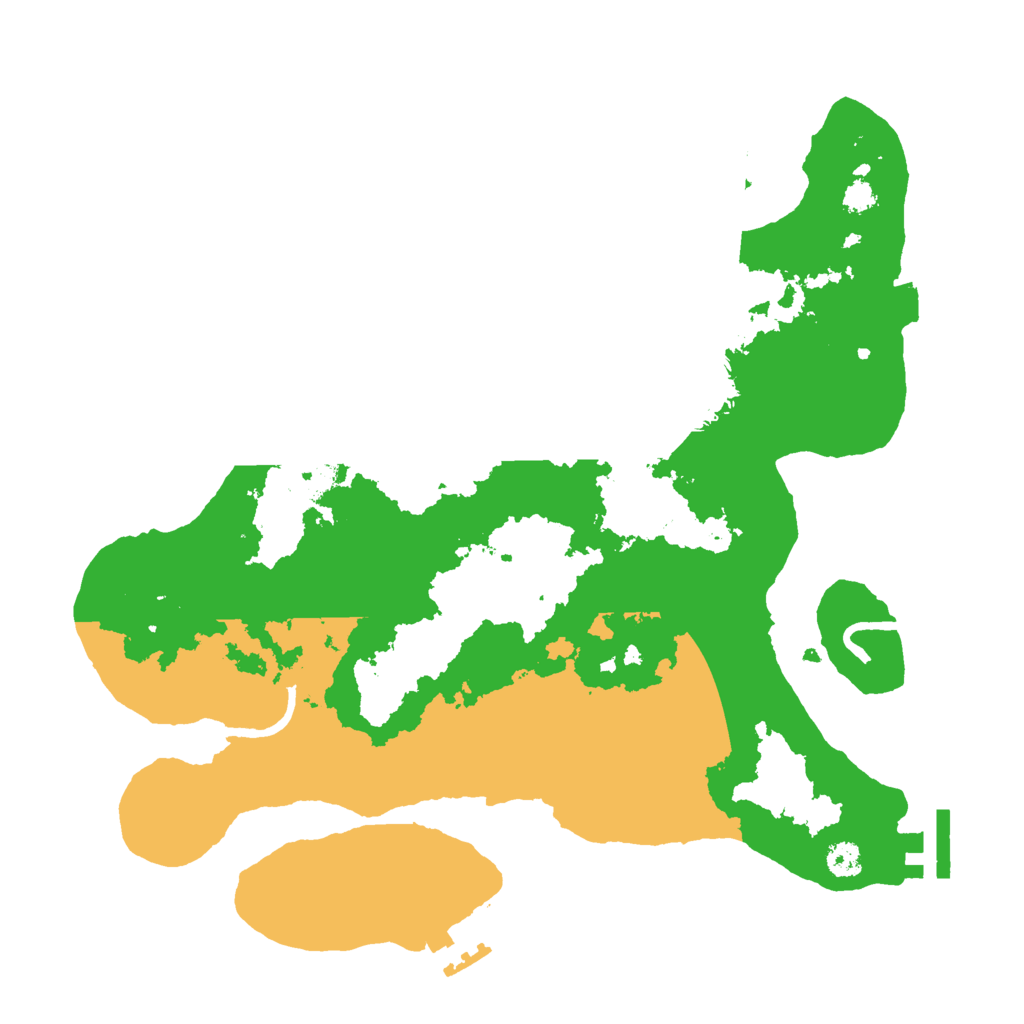 Biome Rust Map: Procedural Map, Size: 3000, Seed: 800904792
