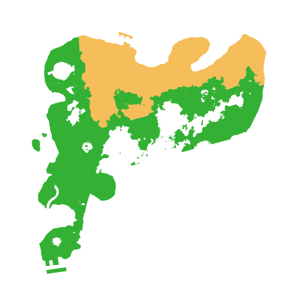 Biome Rust Map: Procedural Map, Size: 3000, Seed: 22092022