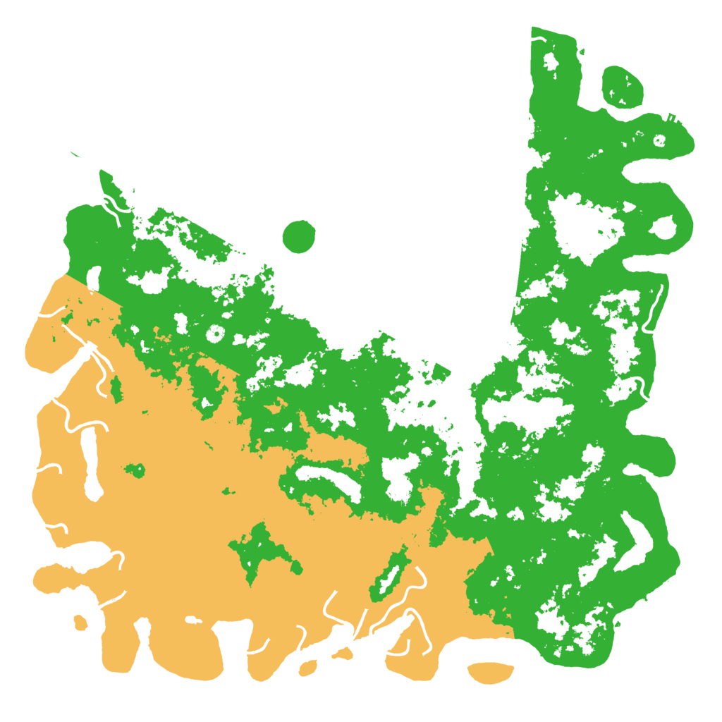 Biome Rust Map: Procedural Map, Size: 6000, Seed: 274544574