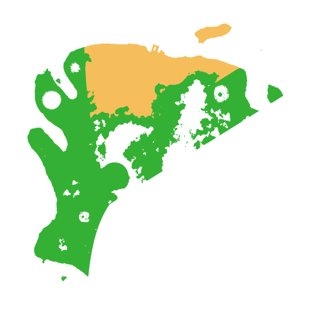 Biome Rust Map: Procedural Map, Size: 3000, Seed: 89388049