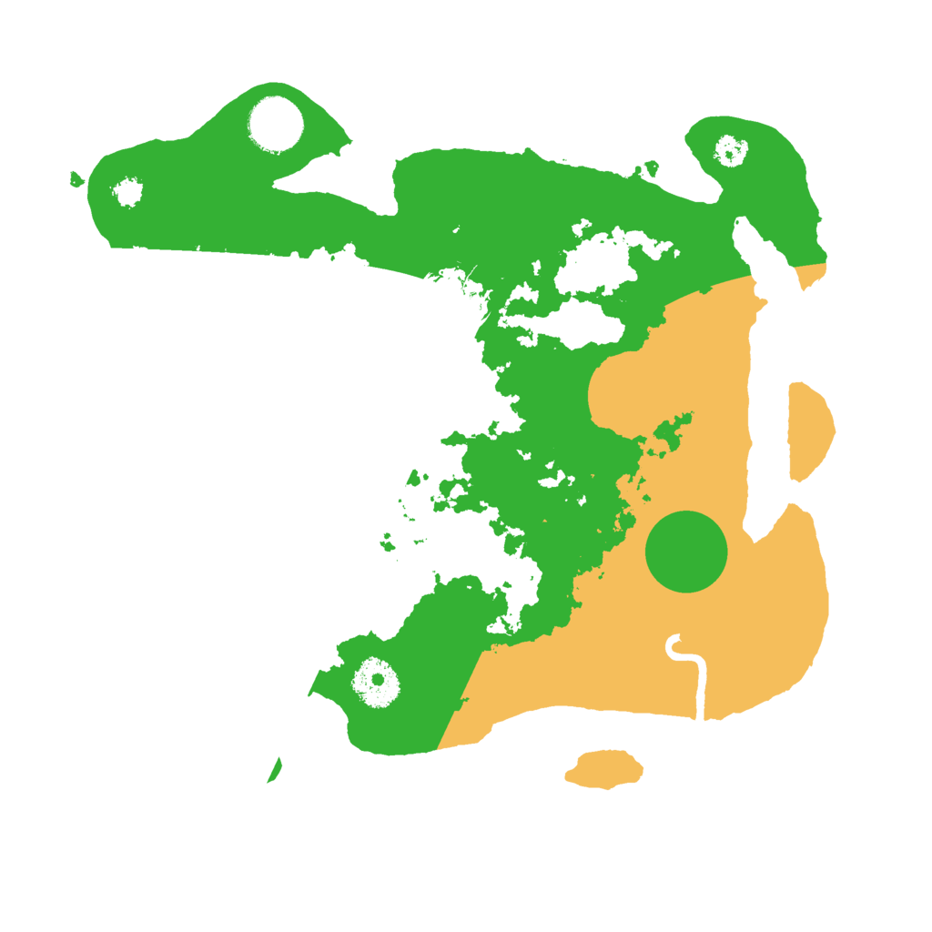 Biome Rust Map: Procedural Map, Size: 3000, Seed: 2074449646