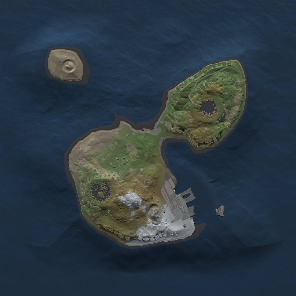 Rust Map: Procedural Map, Size: 1500, Seed: 1508533215, 5 Monuments