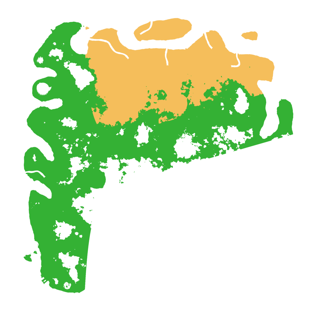 Biome Rust Map: Procedural Map, Size: 4500, Seed: 12568