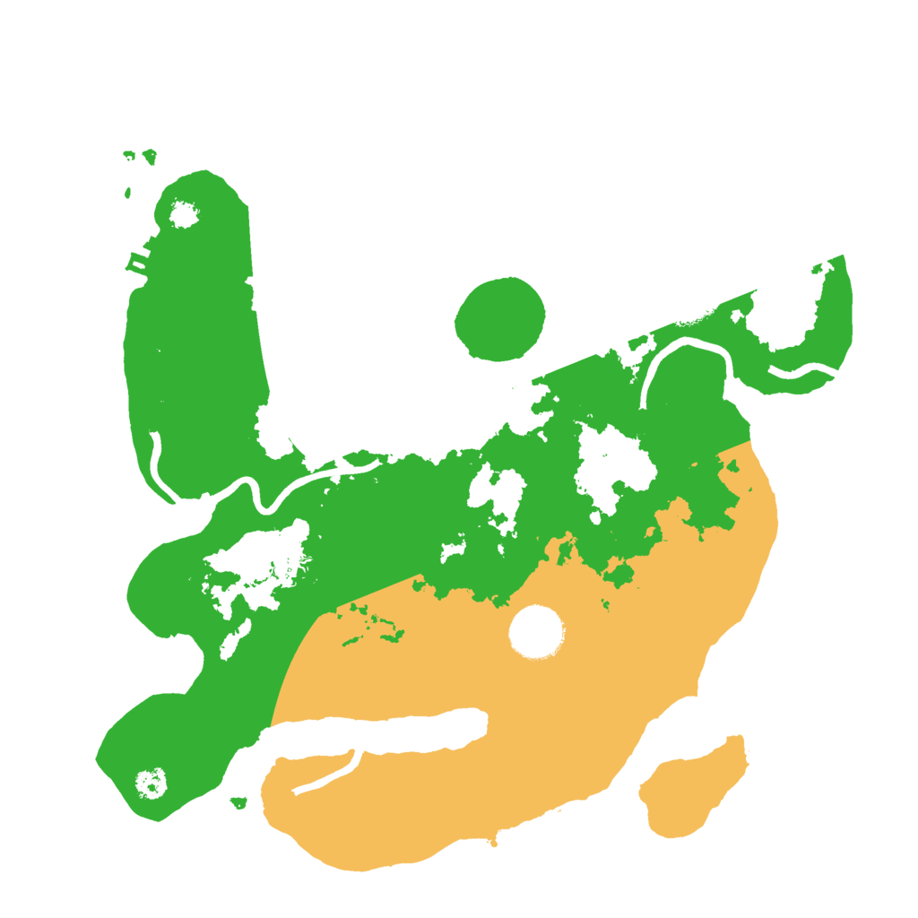 Biome Rust Map: Procedural Map, Size: 3000, Seed: 1501970668