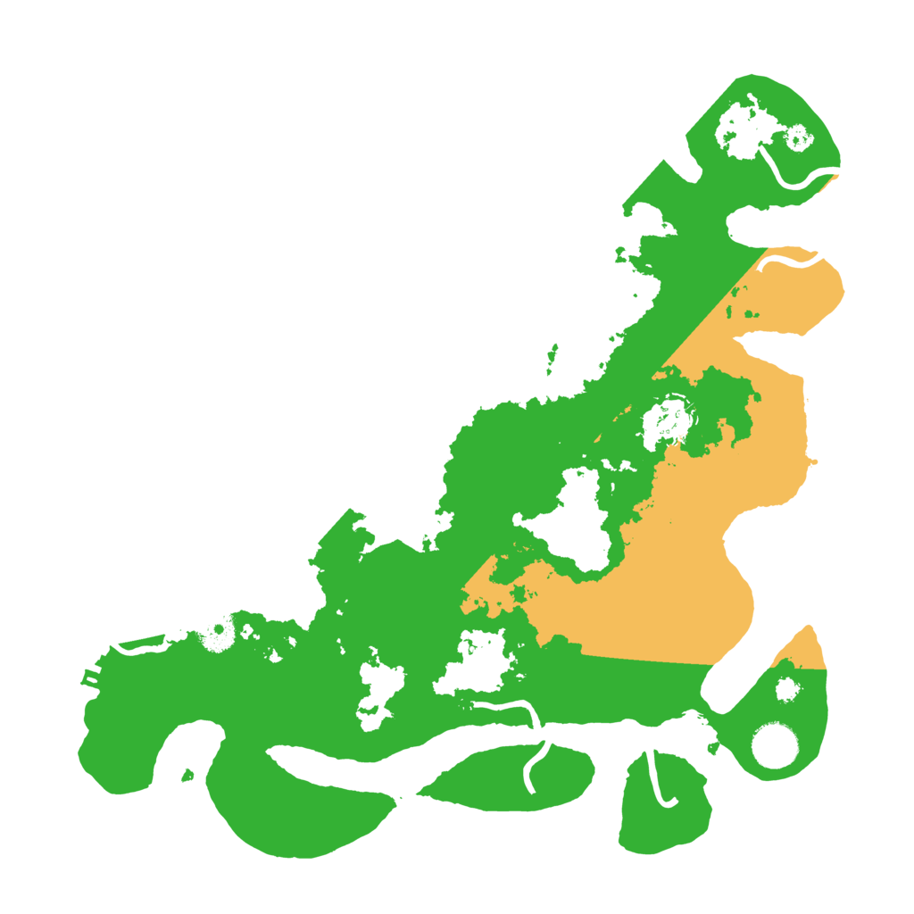 Biome Rust Map: Procedural Map, Size: 3500, Seed: 1790785435