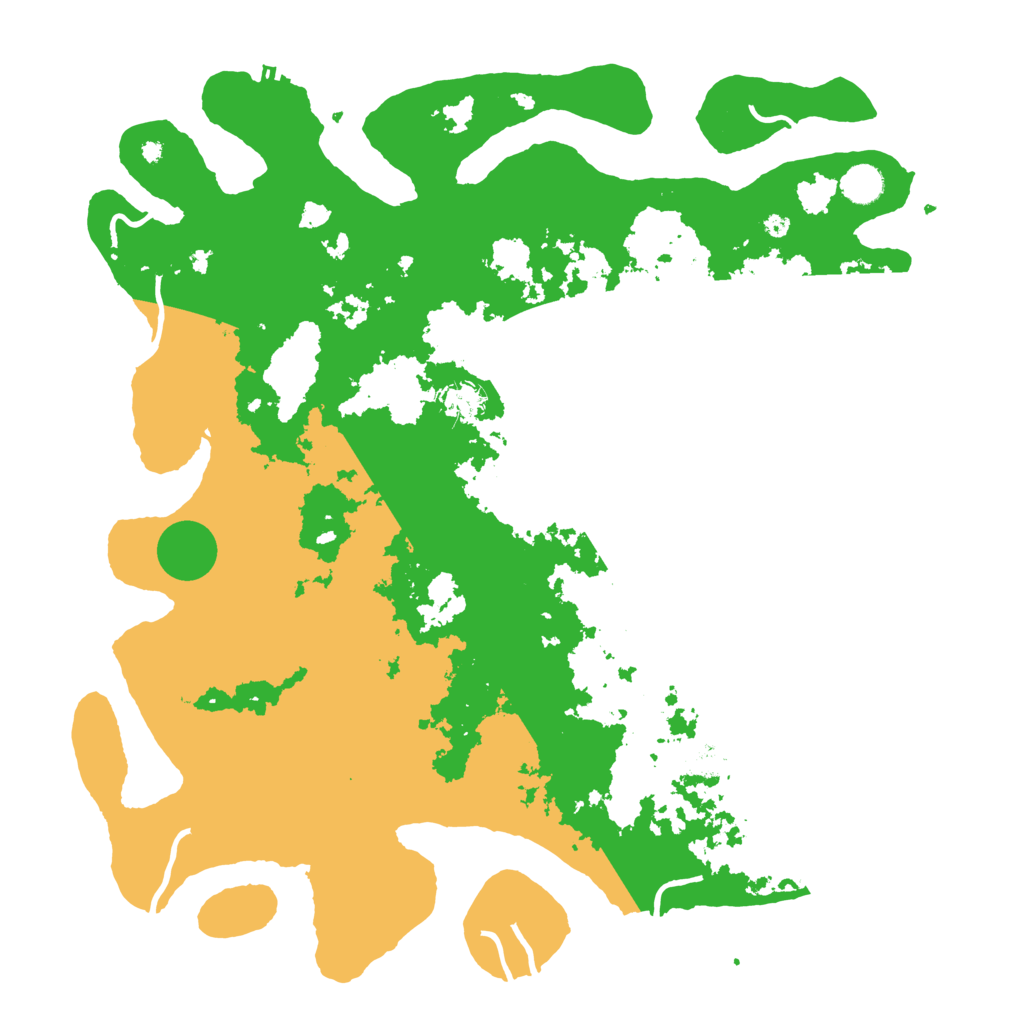 Biome Rust Map: Procedural Map, Size: 4500, Seed: 13877