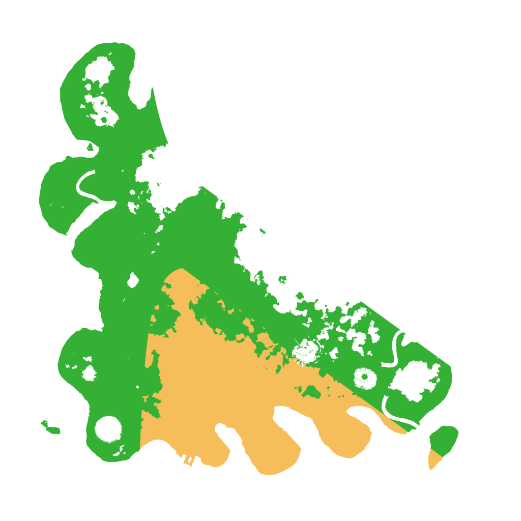 Biome Rust Map: Procedural Map, Size: 3500, Seed: 1986420311