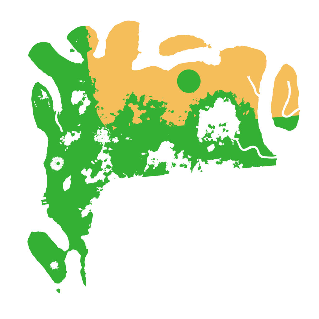 Biome Rust Map: Procedural Map, Size: 3600, Seed: 63241